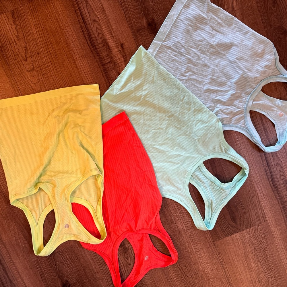 LULULEMON SWIFTLY TECH CROP TANKS